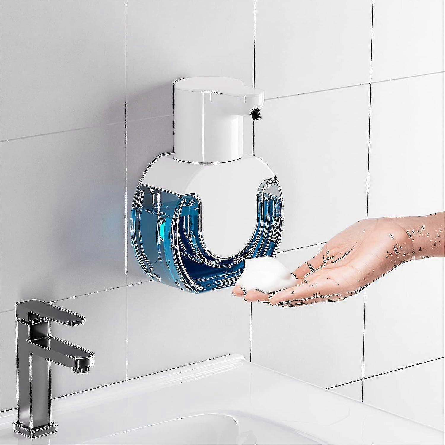 Automatic Soap Dispenser, Wall Mounted Electric Soap Dispenser With Sensor, No Touch Rechargeable Foam Soap Dispenser - Miao