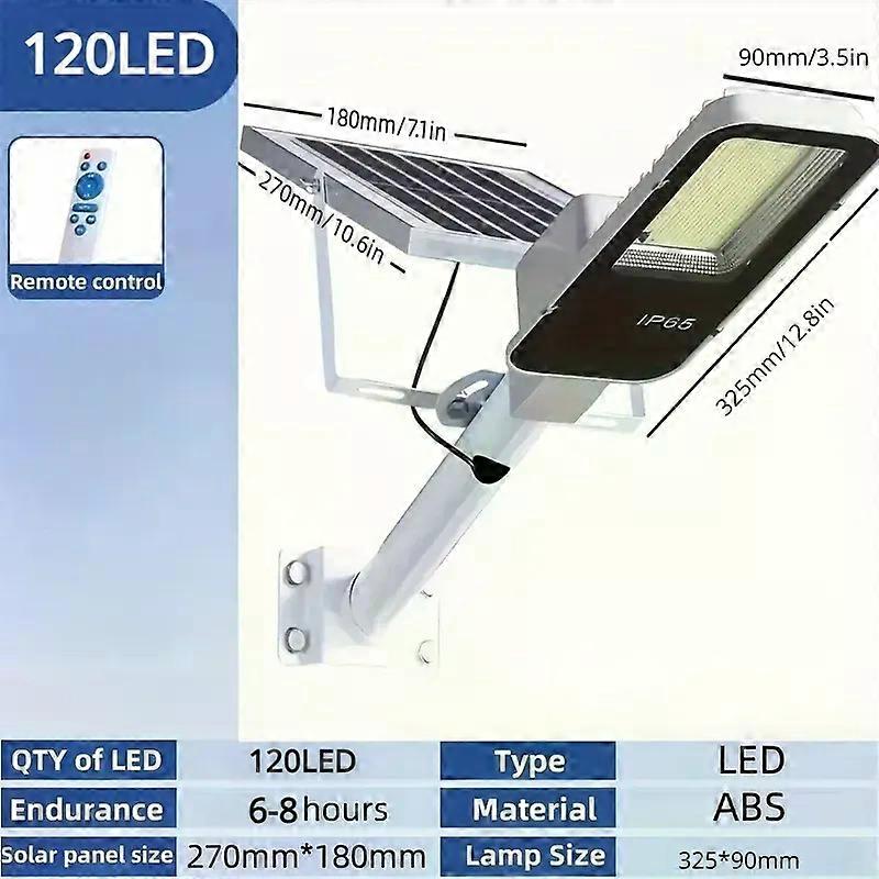357LED Poderosa Luz de Rua Solar Externa 6500K IP65 Luz de Rua à Prova D'Água compatível com Lâmpada de Parede de Jardim de Garagem