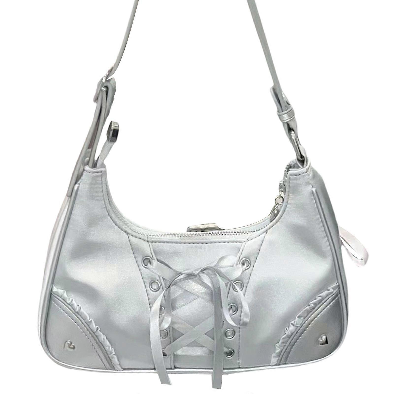 ITAバッグ多目的バックパッククロスボディバッグメッセンジャーショルダーバッグアニメディスプレイファッションハンバッグサッチェル財布シルバー