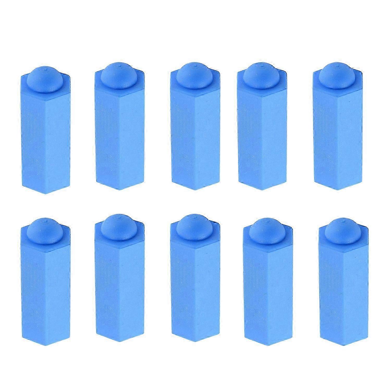 10Pcs Billiards Pool Cue Tip Cover Rubber Cue Tip Protector Snooker Accessories