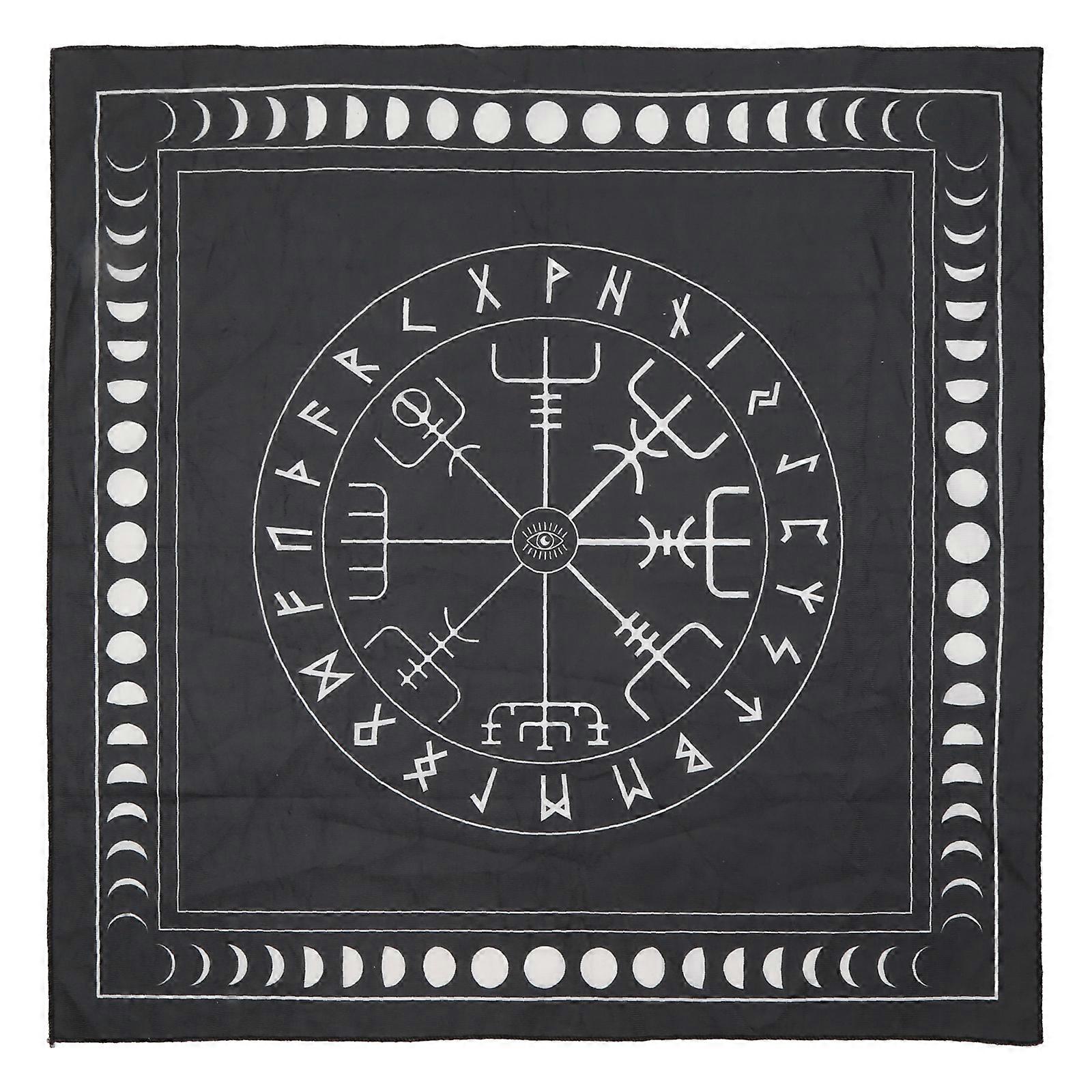 23x23In Board Game Card Magician Daily Pad Tarot Tablecloth Rune Divination Altar Tarot Patch Table Cover Table Cloth Multicolor