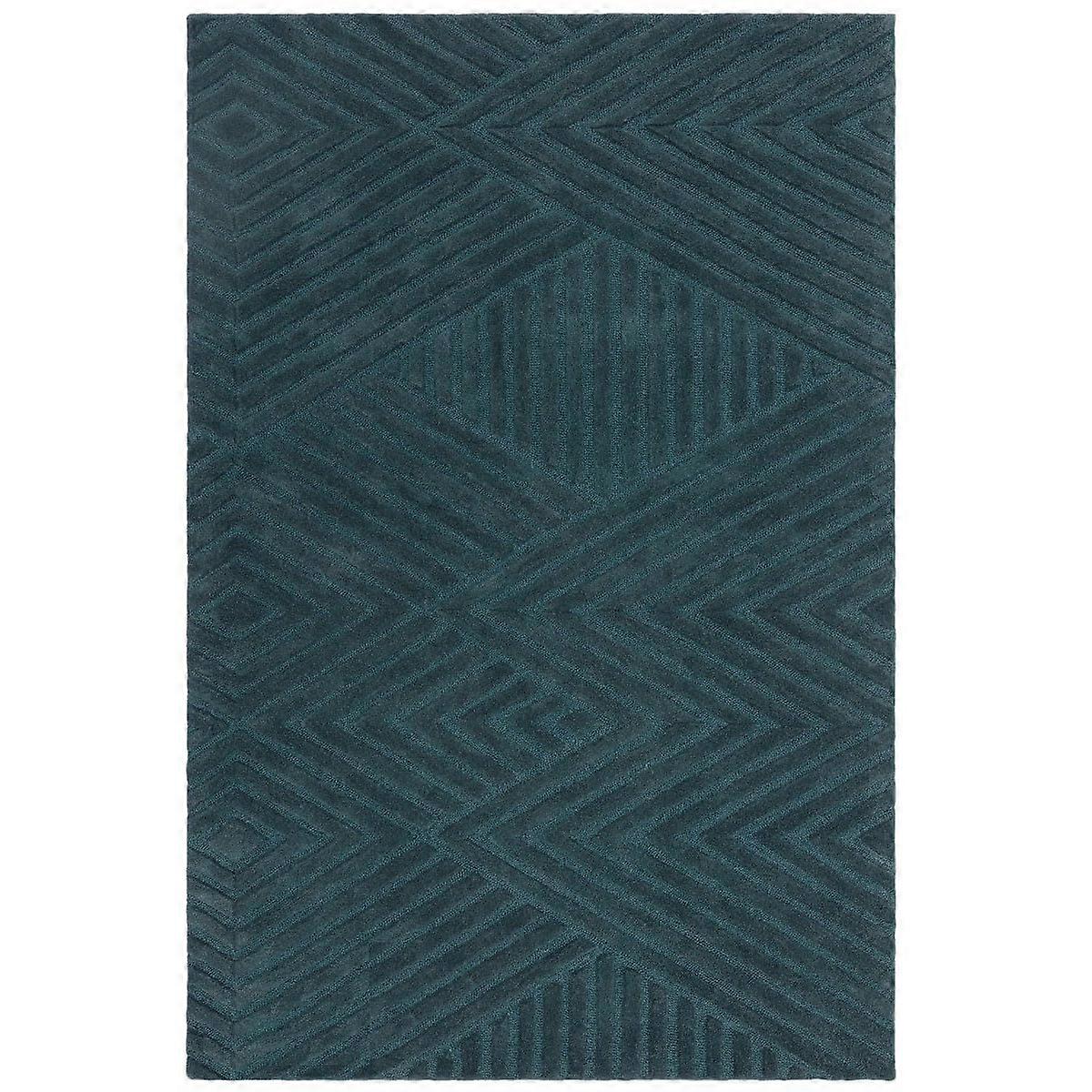 Handmade Woolen Loop Area Rug for Living Room