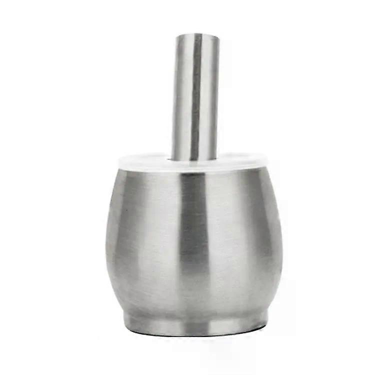 Stainless Steel Garlic Masher-Large Drum Shape Spice & Nut Grinder