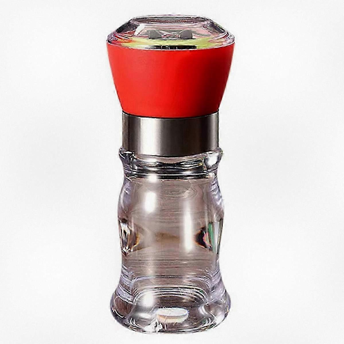 Refillable Adjustable Ceramic Core Pepper Mill - Manual Spice Grinder for Kitchen Seasoning