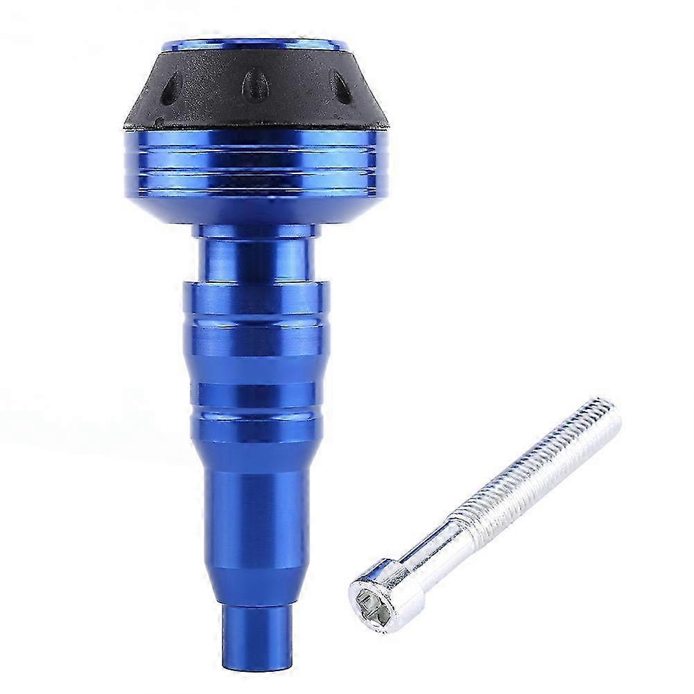 Pair CNC Exhaust Frame Slider Caps Red