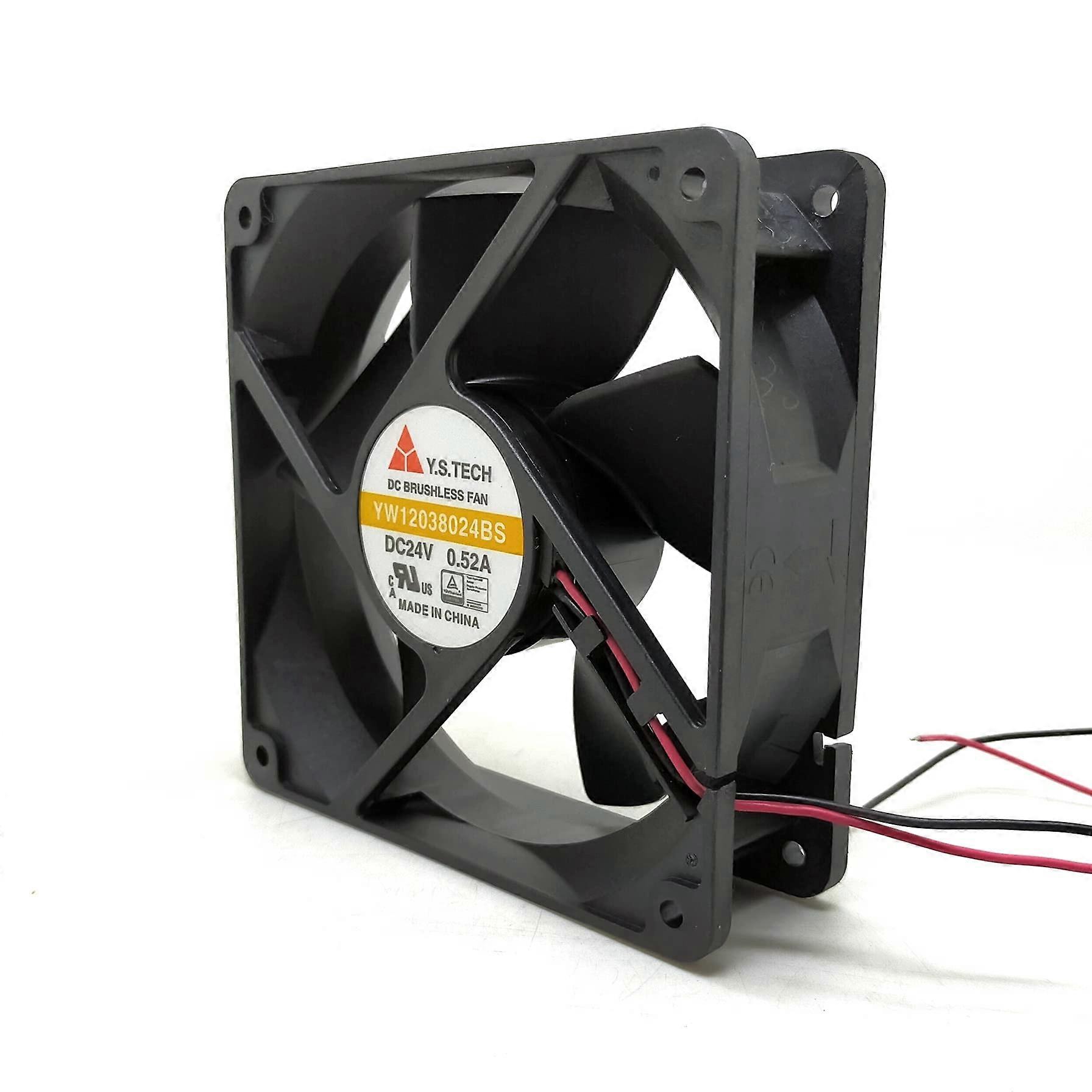 Case Fans Yw12038024bs Y.S Tech 120X38mm DC 24V Two-Wire Inverter Cooling Fan for Chassis and PC Applications