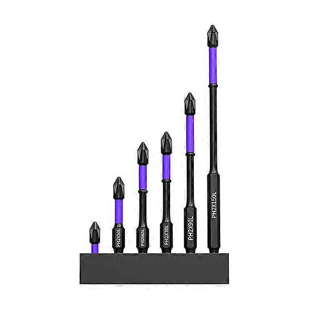 Forte Magnetic Drill Bit, Upgraded Battery Drill Bit with High Hardness and Anti-Slip for Electric Drills, Screw Set