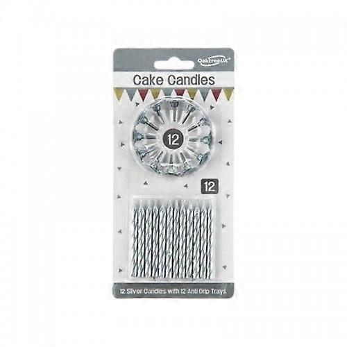 Oaktree Spiral Candle & Holder (Pack of 12)