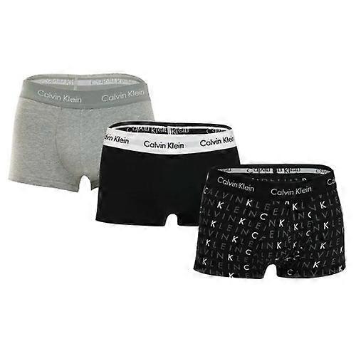 Calvin Klein Mens Cotton Low Rise Boxer Shorts (Pack of 3)