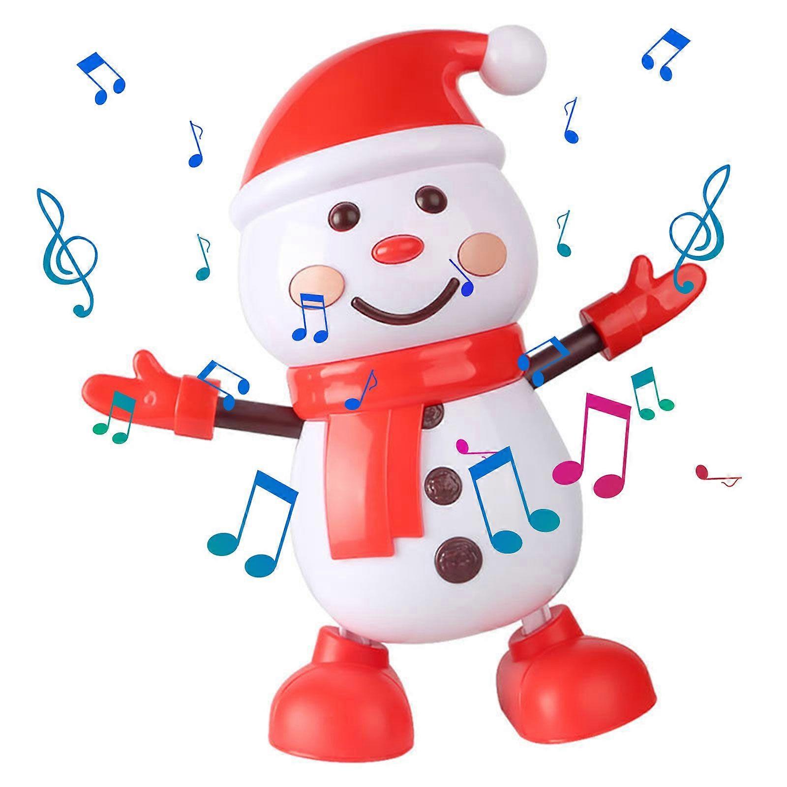 חדש להגיע איש שלג רובוט ילדים צעצוע חשמלי ריקוד איש שלג נדנדה איש שלג צעצוע לחג המולד