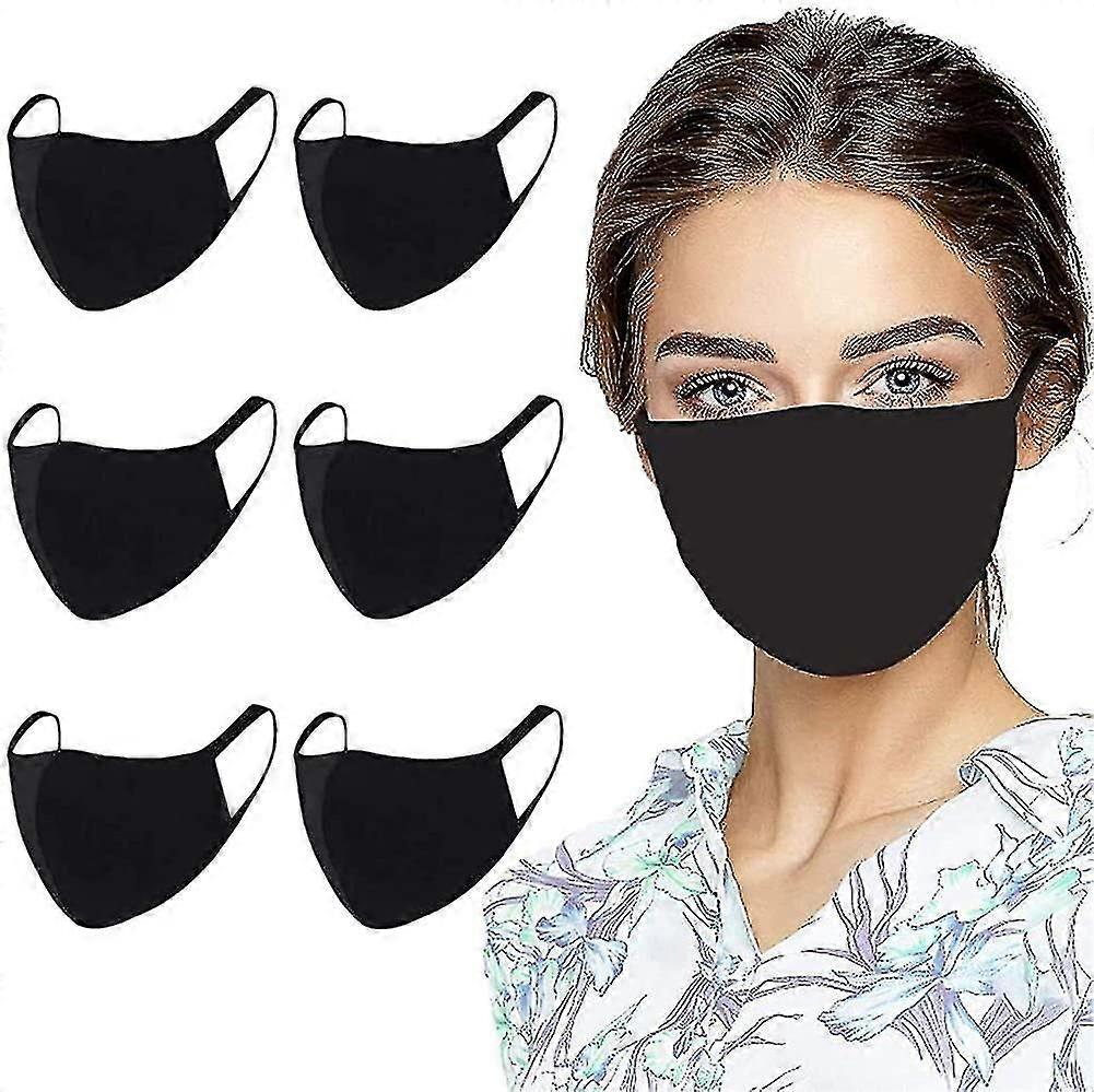 サイクリングのための6ユニセックス再利用可能なフェイスマスクのパック洗濯可能と女性のための再利用可能