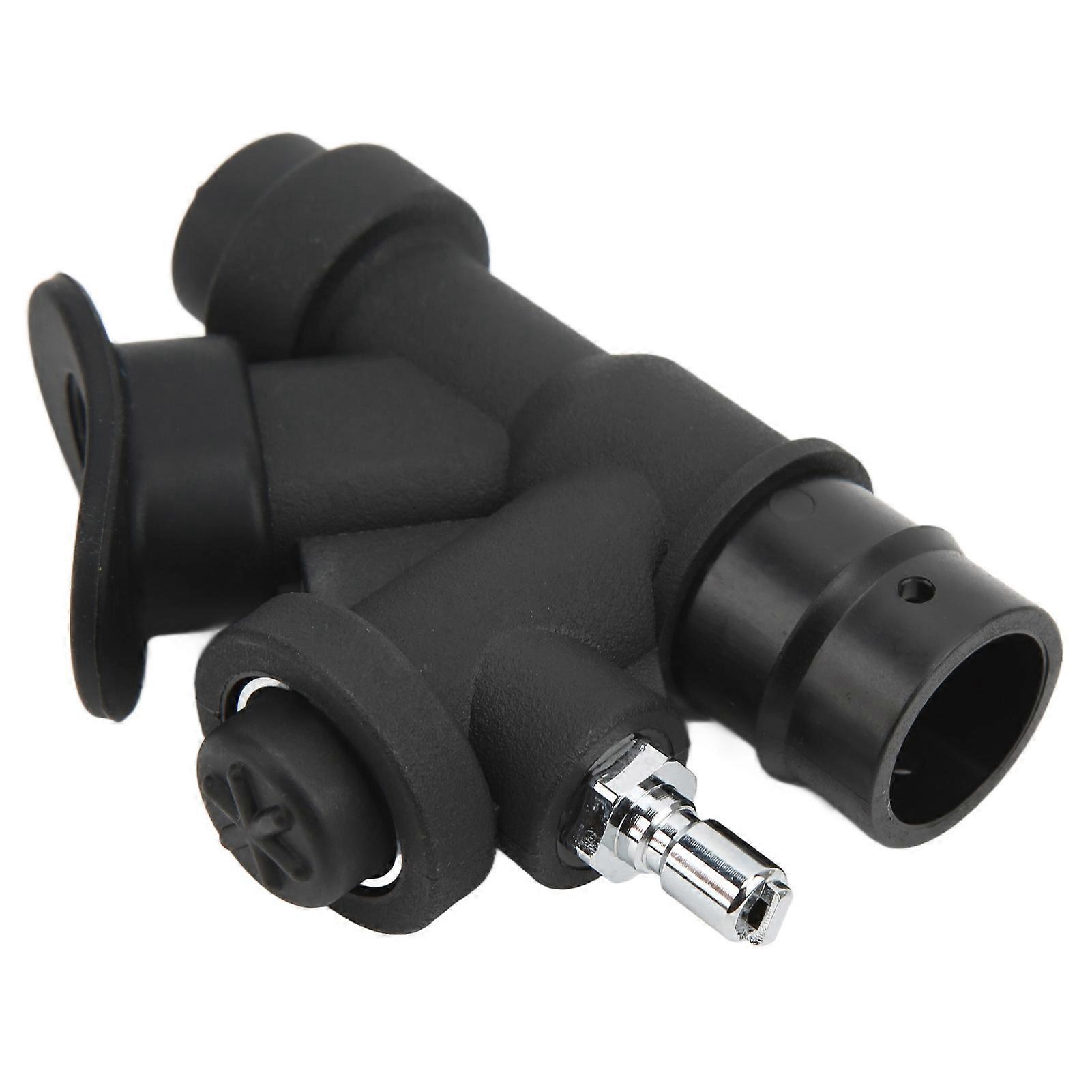 Scuba Diving Universal 45 Degree Oral Power Inflator K Shaped Valve Relief Valve for Standard 1 Inch Hose Scuba BCD Power Inflator