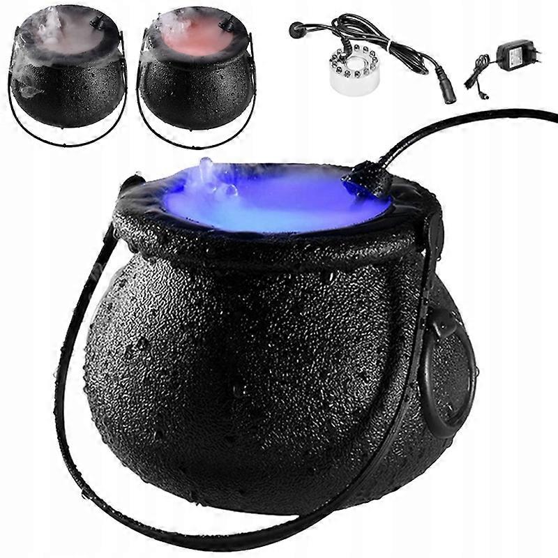 Witch Boiler Cauldron Smoke Generator Led Bucket Halloween Witch