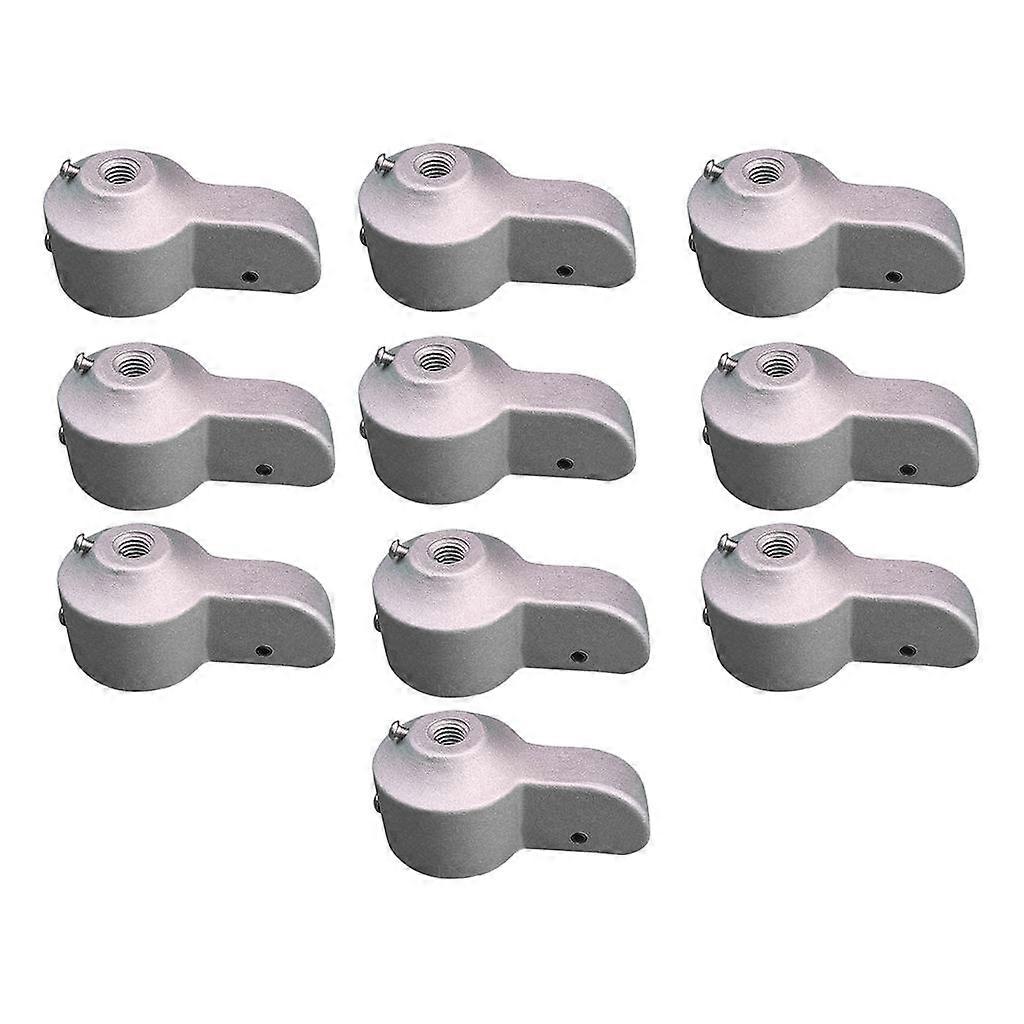 10 pezzi in alluminio pressofuso puleggia per autocarro, 2 '' asta per carrucola per camion,