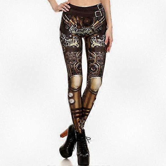 Women's High Waist Printed Workout Leggings Compression Fitness Tights