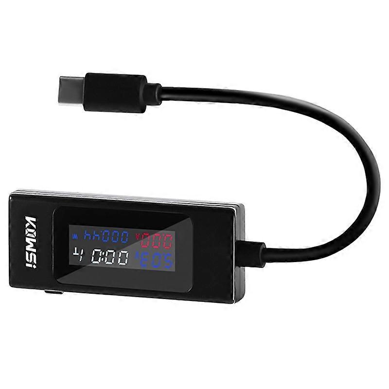  KWS-065C USB-C Voltage Meter Timing Ammeter Digital Monitor