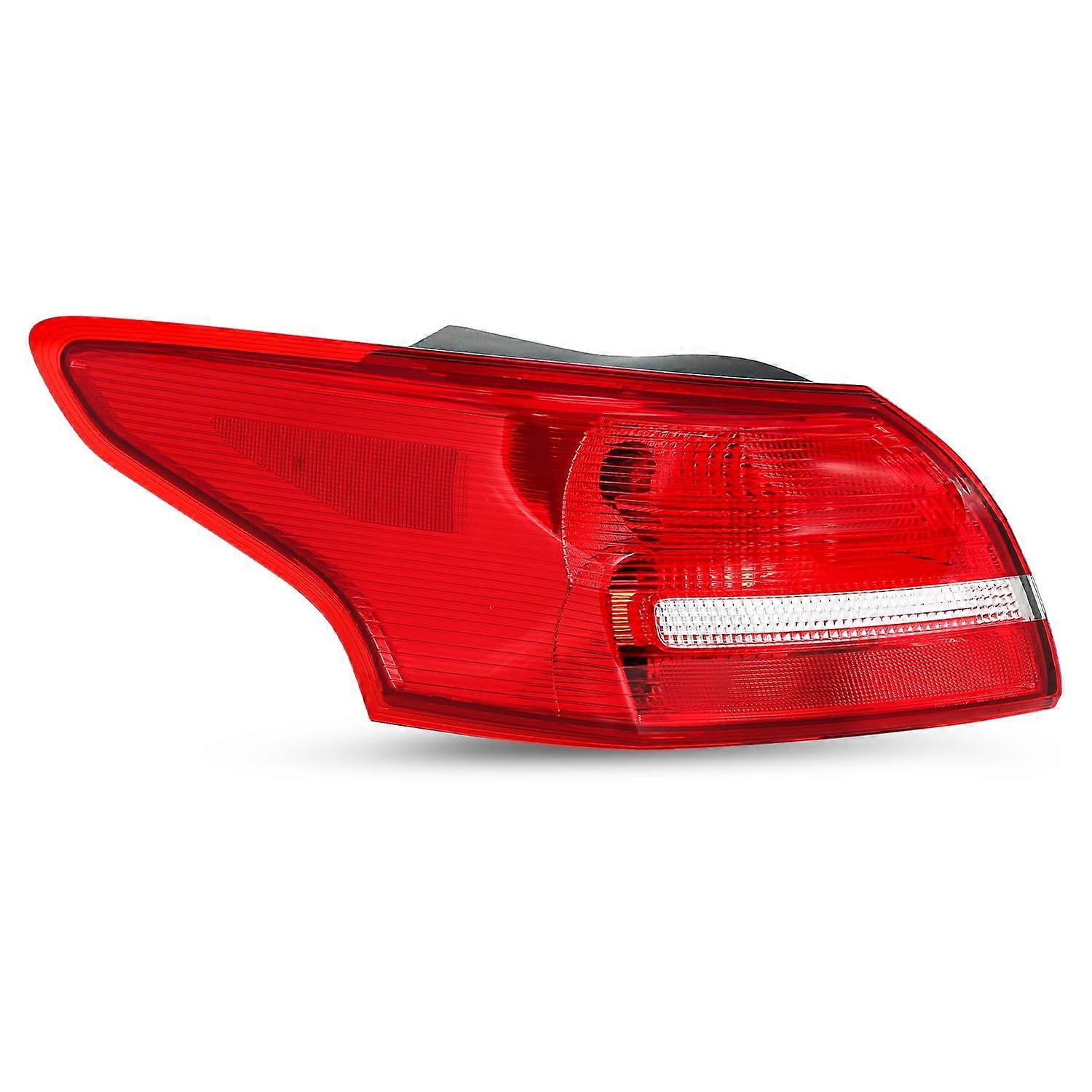 Tail Light Assembly Replacement for 2015-2018 Ford Focus Left Driver Side Rear Outer Taillight Brake Lamp OEM Compatible
