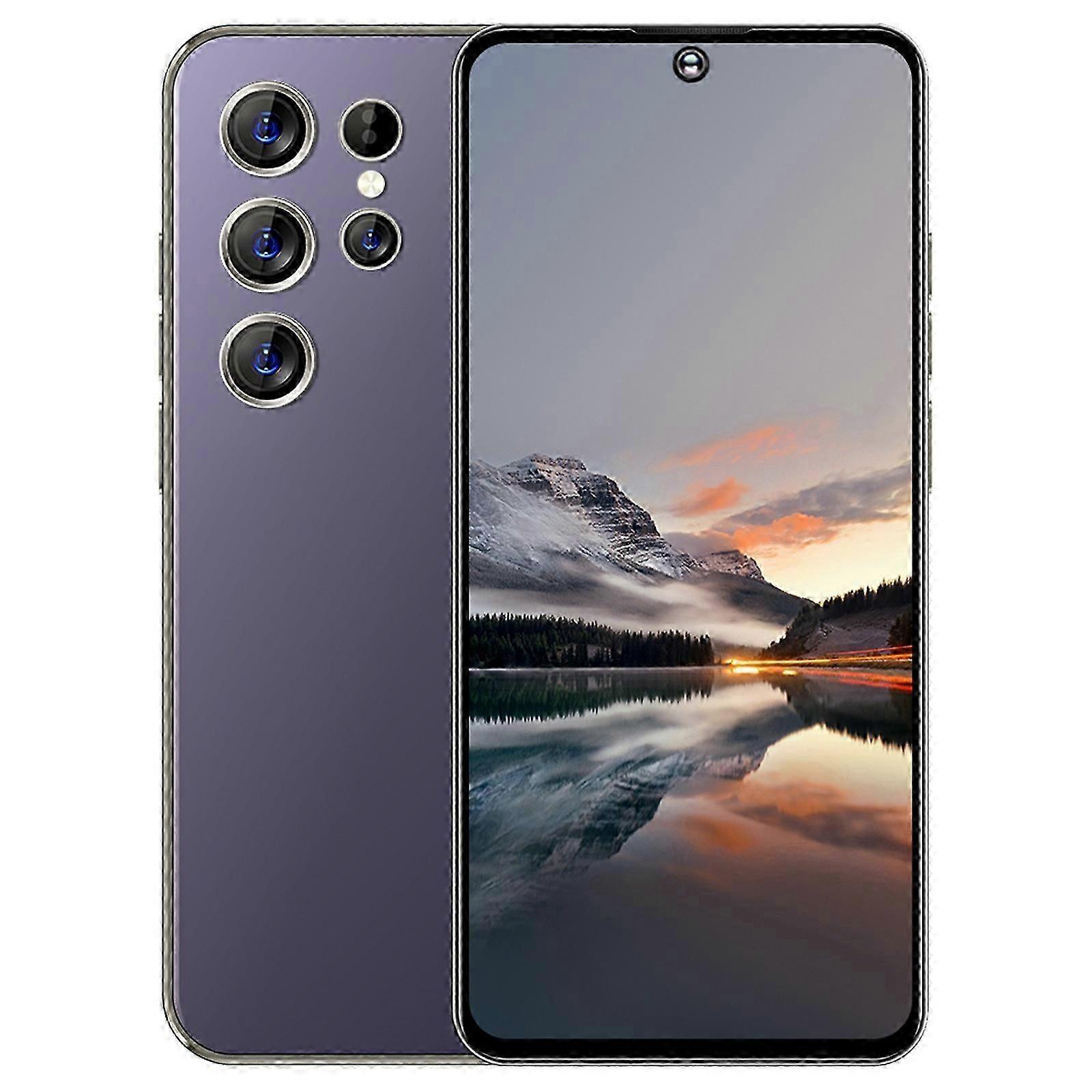 S24スマートフォン6.8インチHdスタンバイカードスロット2 + 16gメモリ3000mahバッテリーサポート延長128gフェイスアンロック