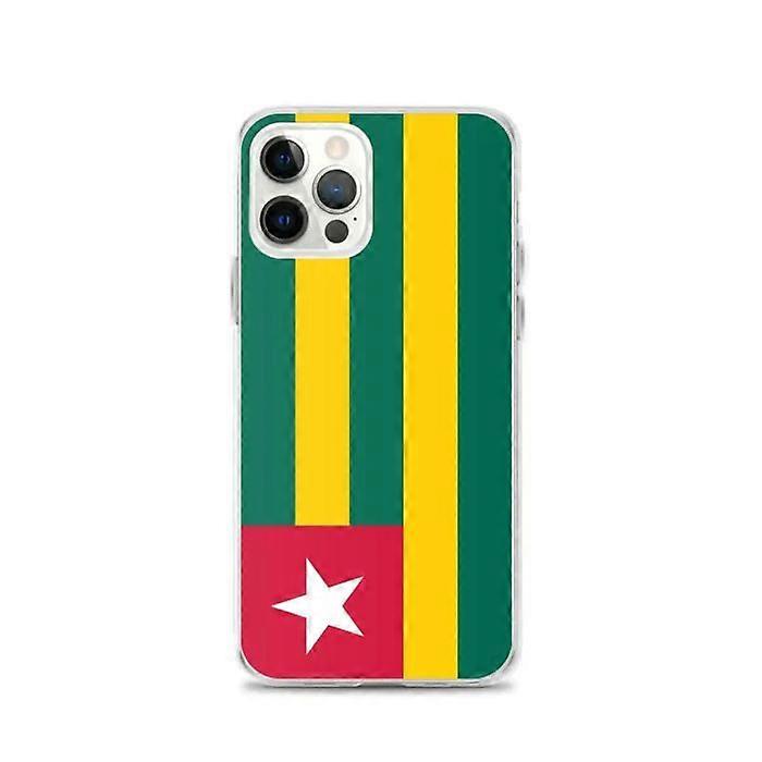 iPhone Case - Togo Flag - iPhone 12 Pro - Flexible - Multicolor - Vertical