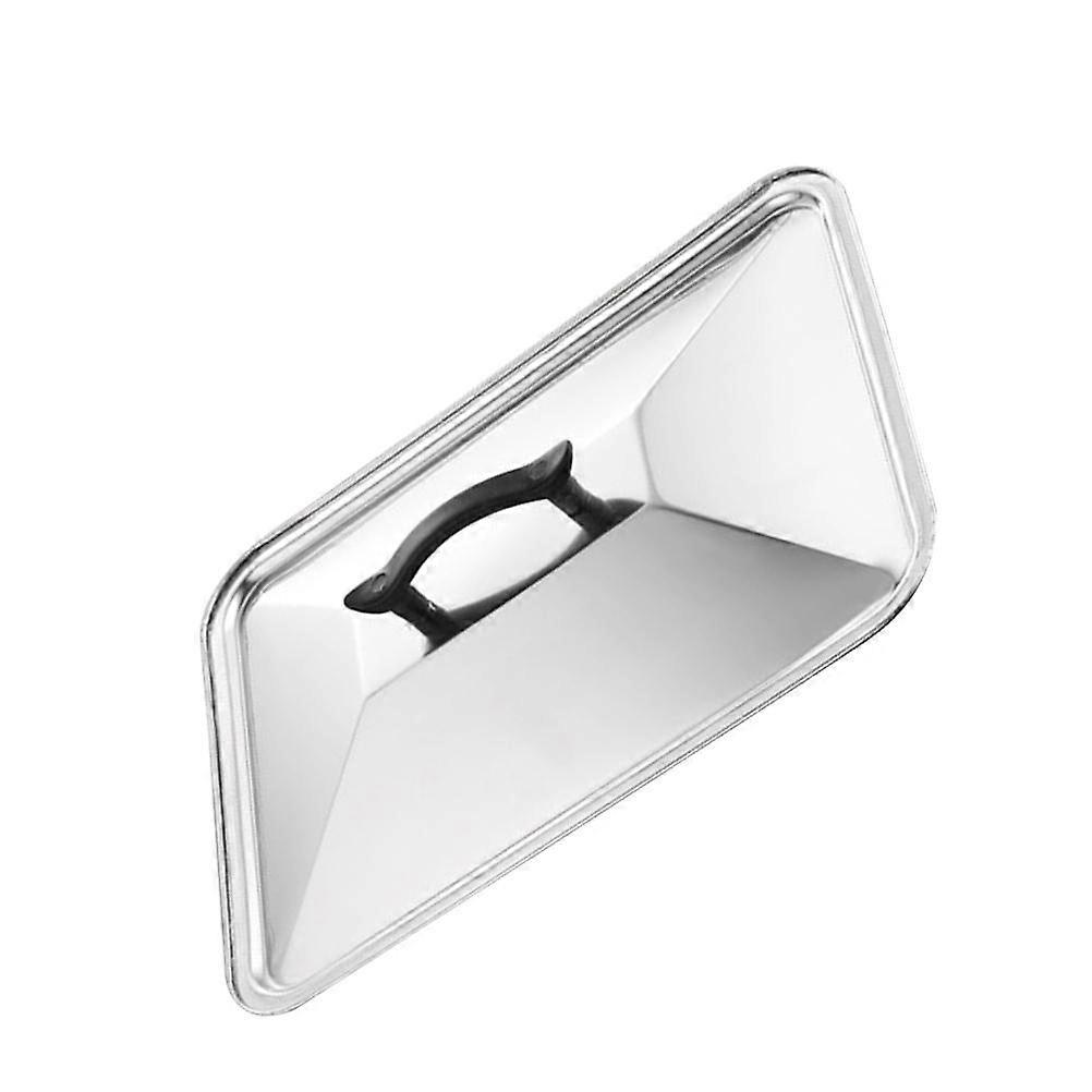 Stainless Steel Pot Lid with Handle Oil Splash Cover for Efficient Cooking, Home and Restaurant Use