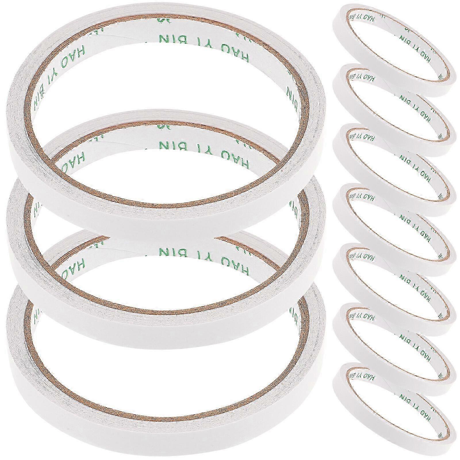 10 قطع 0.5x800 سم شريط لاصق على الوجهين للفنون الحرف اليدوية التصوير الفوتوغرافي سكرابوكينغ تغليف الهدايا لوازم القرطاسية المدرسية المكتبية