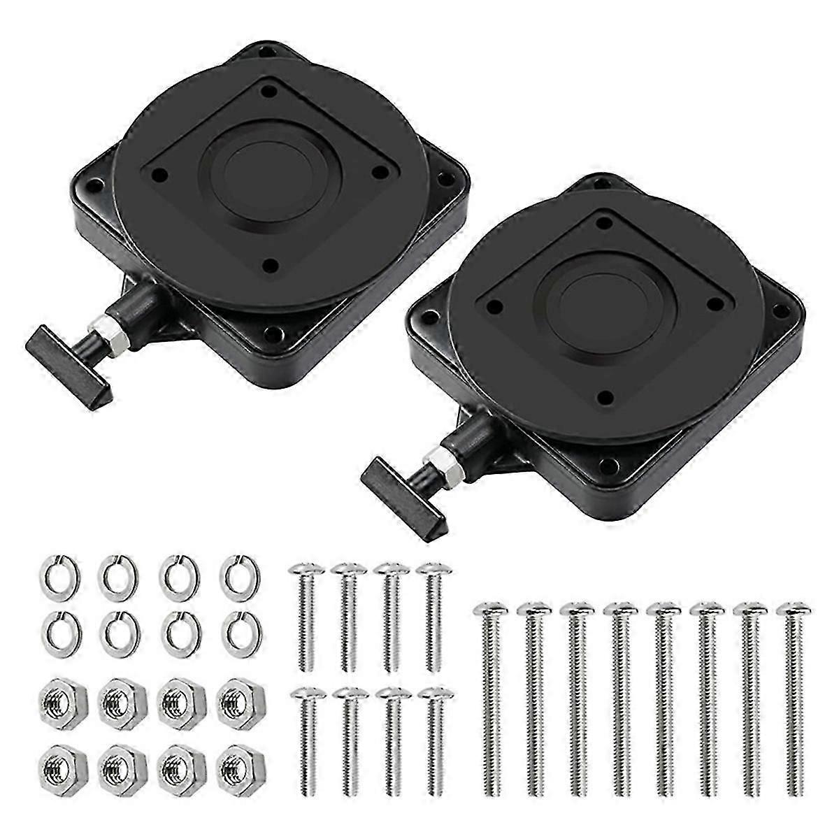 2Pack 2207003 Low-Profile Swivel Base Compatible with for Ca-Nnon 3991913 Downrigger Mount