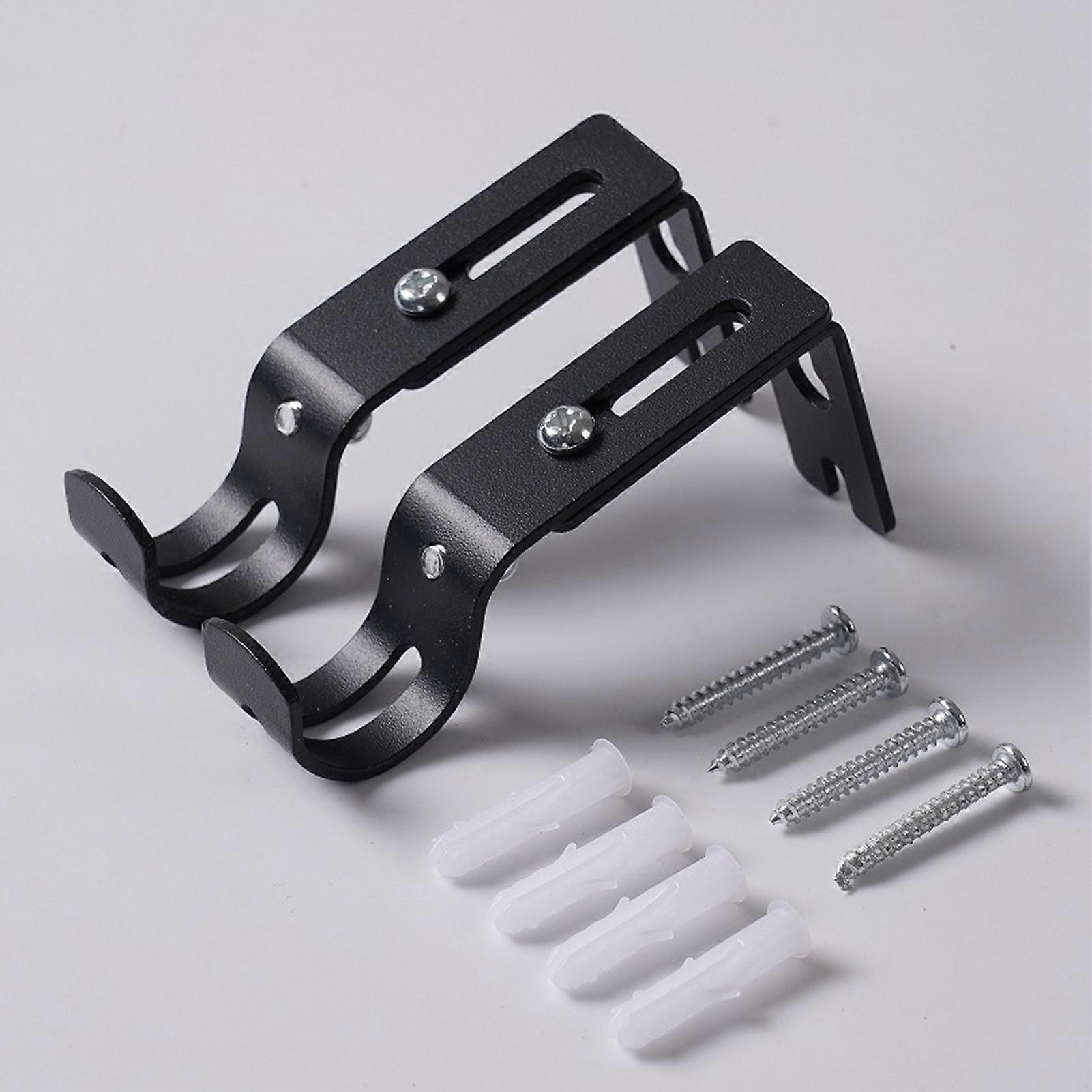 Curtain Rod Bracket Curtain Accessories with Adjustable Rotation Settings
