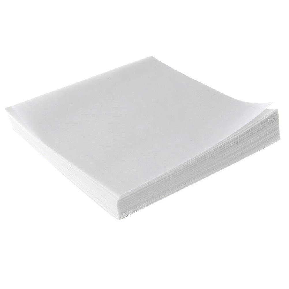 500 Sheets Glossy Paper Samples Transfer Paper Nitrogen- Free Gloss Paper Sheets Sample Weighing Pap