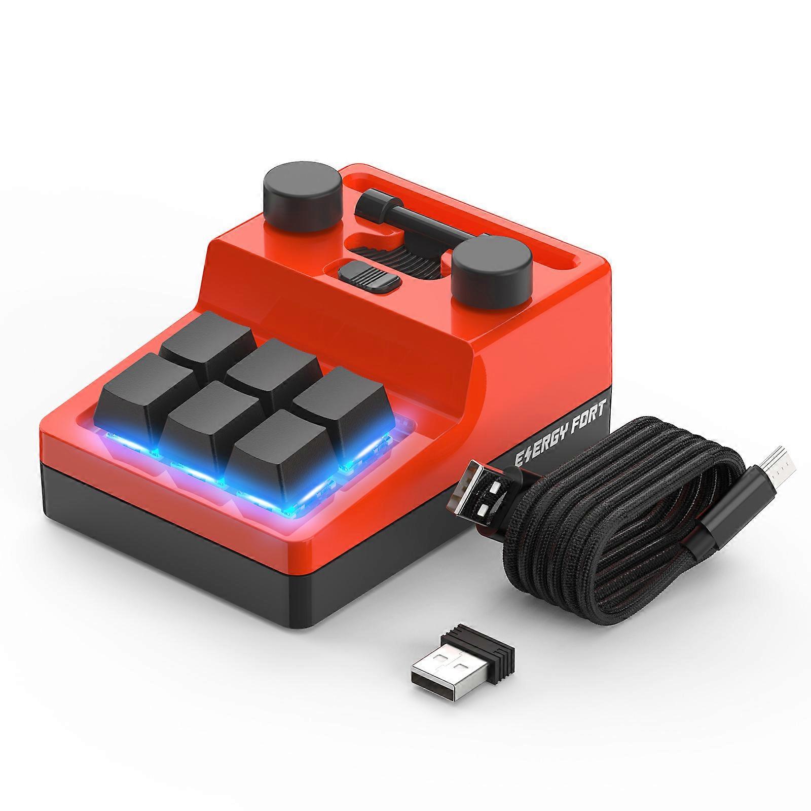 Programming Macro Custom Knob Keyboard RGB 6 Keys Copy Paste Mini ...