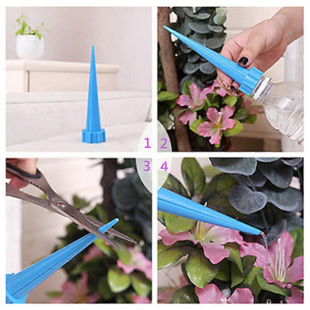 10pcs Automatic Irrigation Watering Spikes for Plants – Mixed Colors Garden Hydration Device