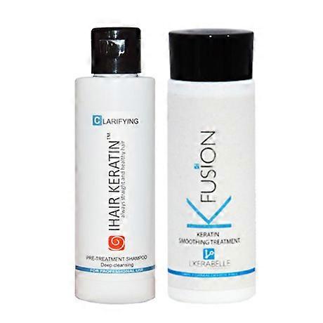 Kit Keratin Treatment K Fusion+cleansing Shampoo L'kerabelle 100ml