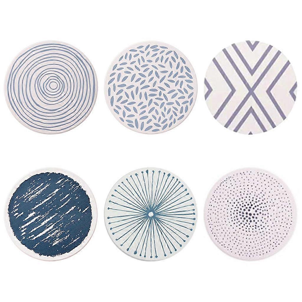 6x Kitchen Coasters Resistant for Dining Table Kitchen Cafe Restaurant