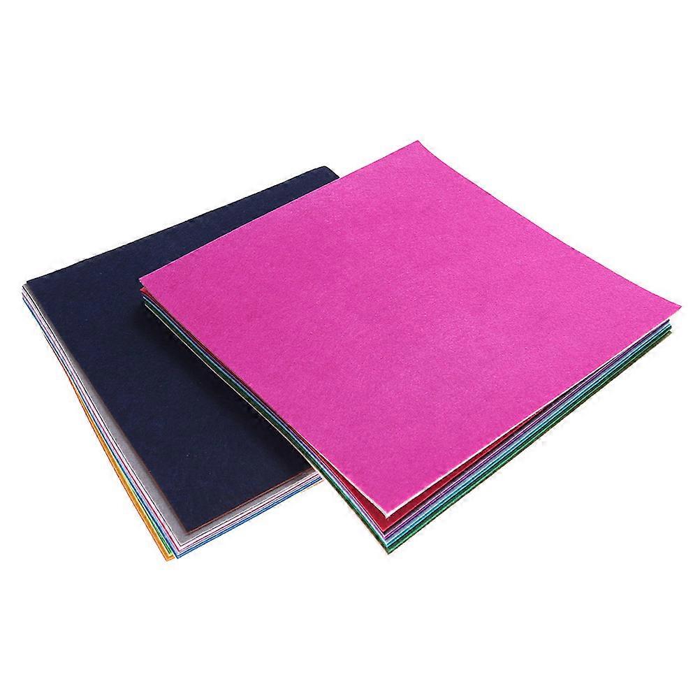 40pcs Multicolour Nonwoven Fabric Sheets for DIY Crafts, Art Projects, and Handmade Creations – Vibrant Colors Assorted Pack