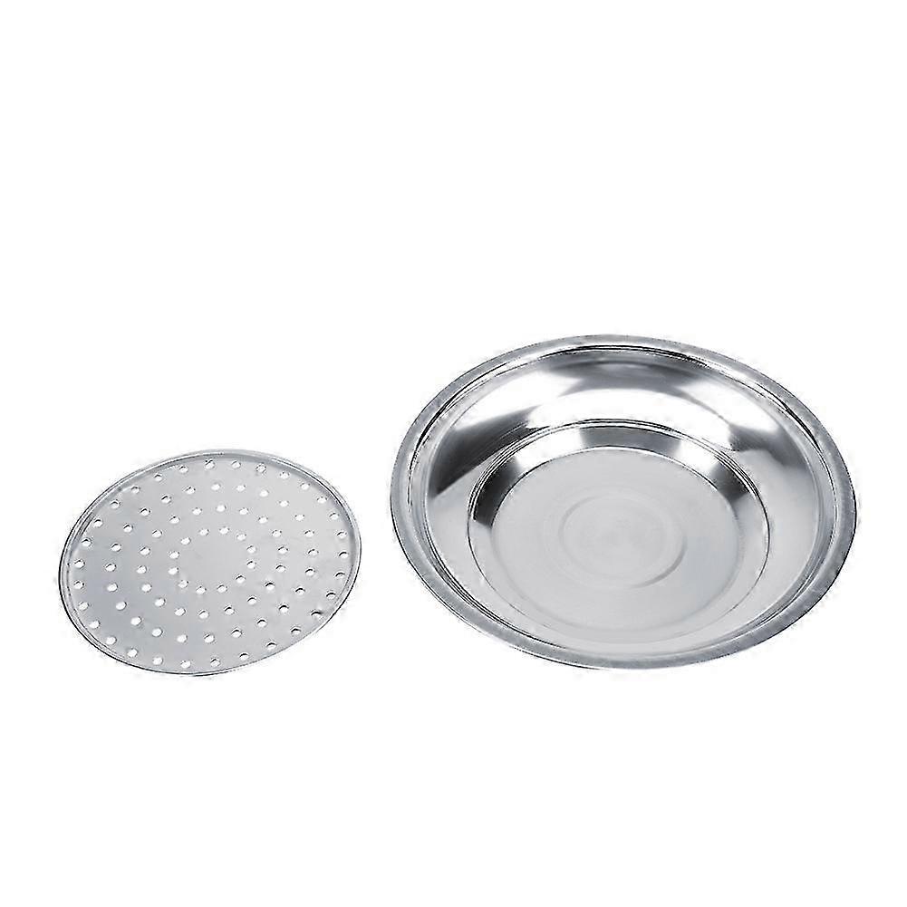 Plaque vapeur en acier inoxydable (30cm) - Vaisselle multi-usage antirouille