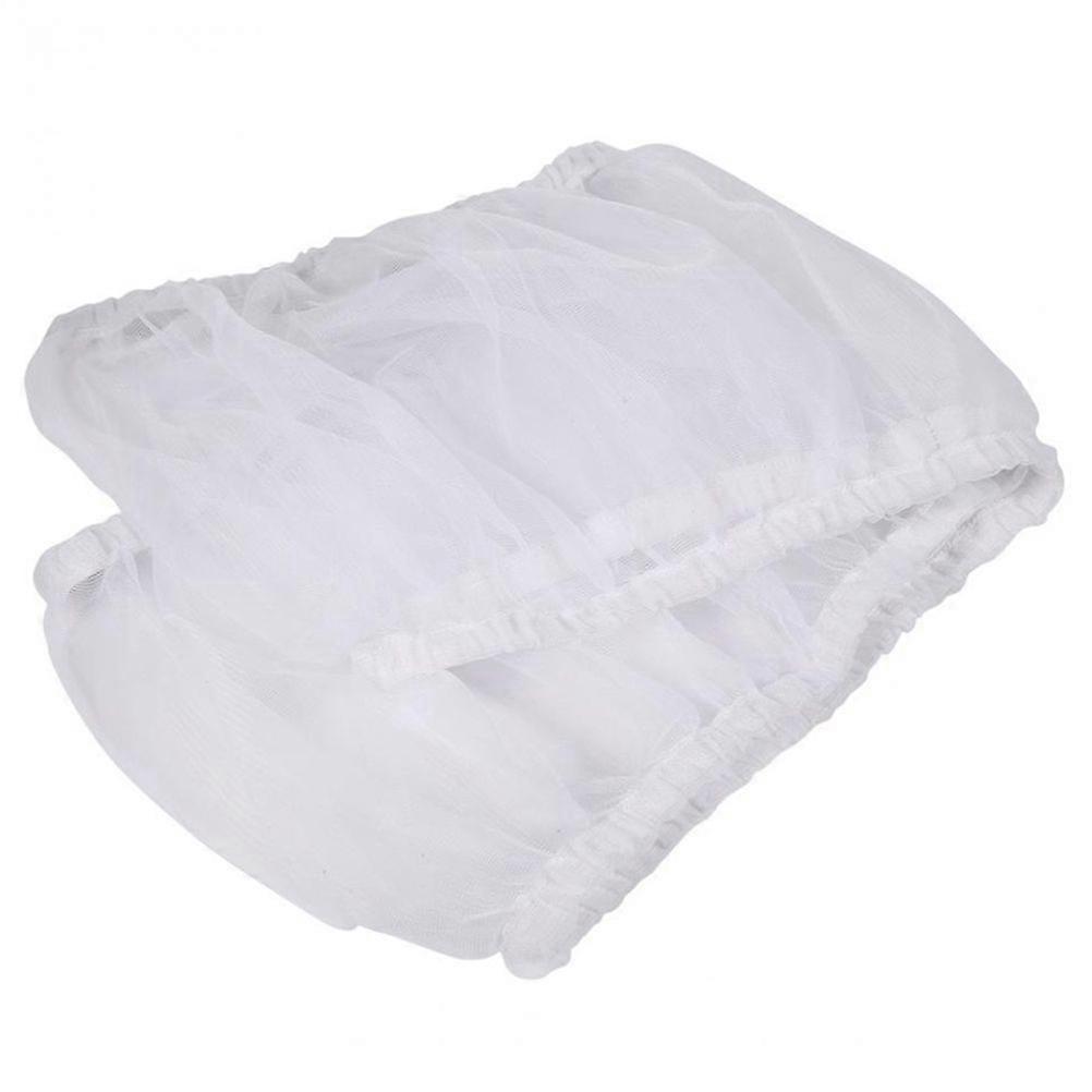 Pet Products Mesh Bird Catcher Net Cover Shell Skirt for Bird Cages Size S (White)