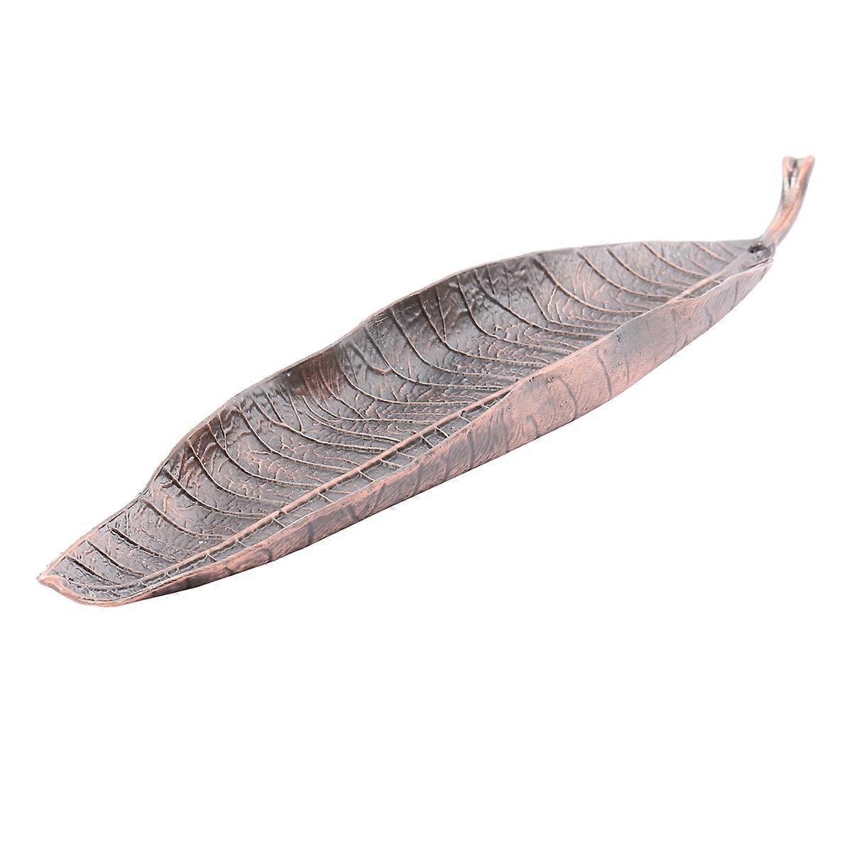 Essence Burner Aluminium Alloy Aromatherapy Stand Elegant Leaf Design Home Ornamental 1Pack