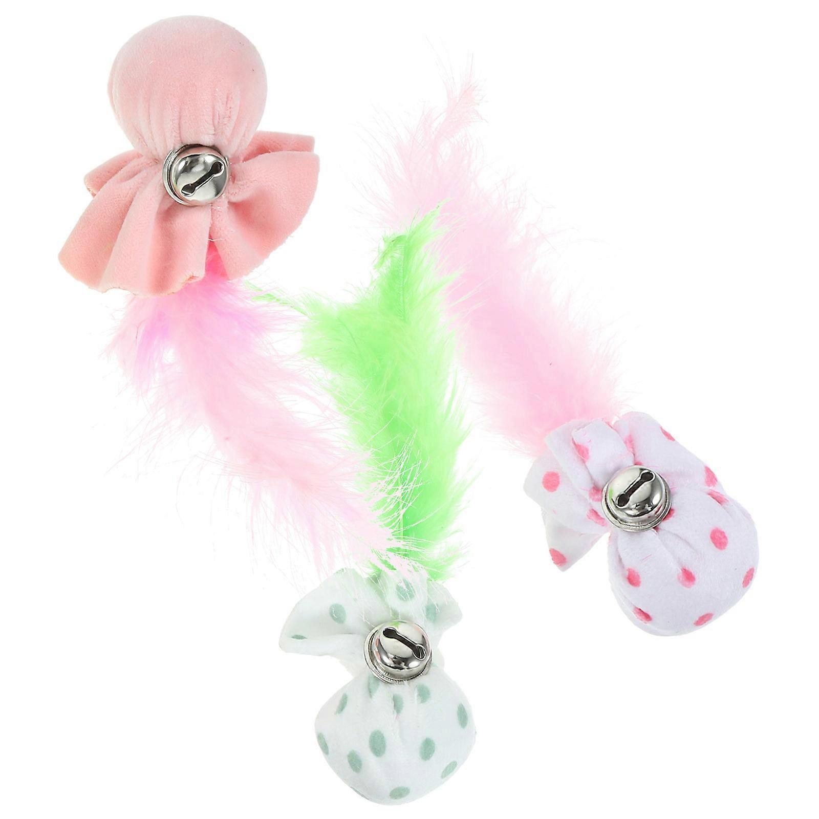 Lovely Cats Toys Chew Toy for Cat Exercise Interactive Color 3Pcs