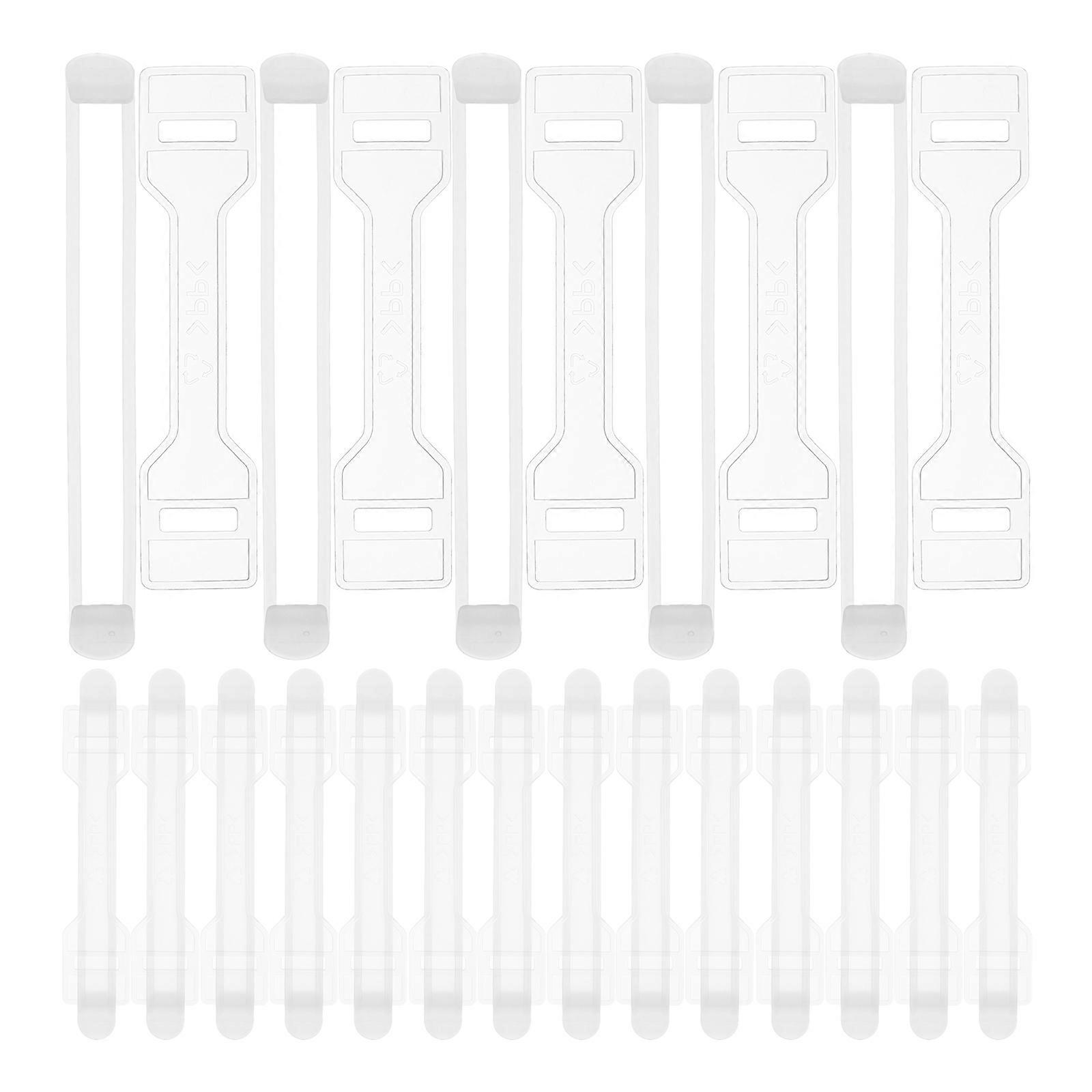Carrying Box Straps Storage Packaging Replacement 30Pcs White Plastic For Moving Boxes