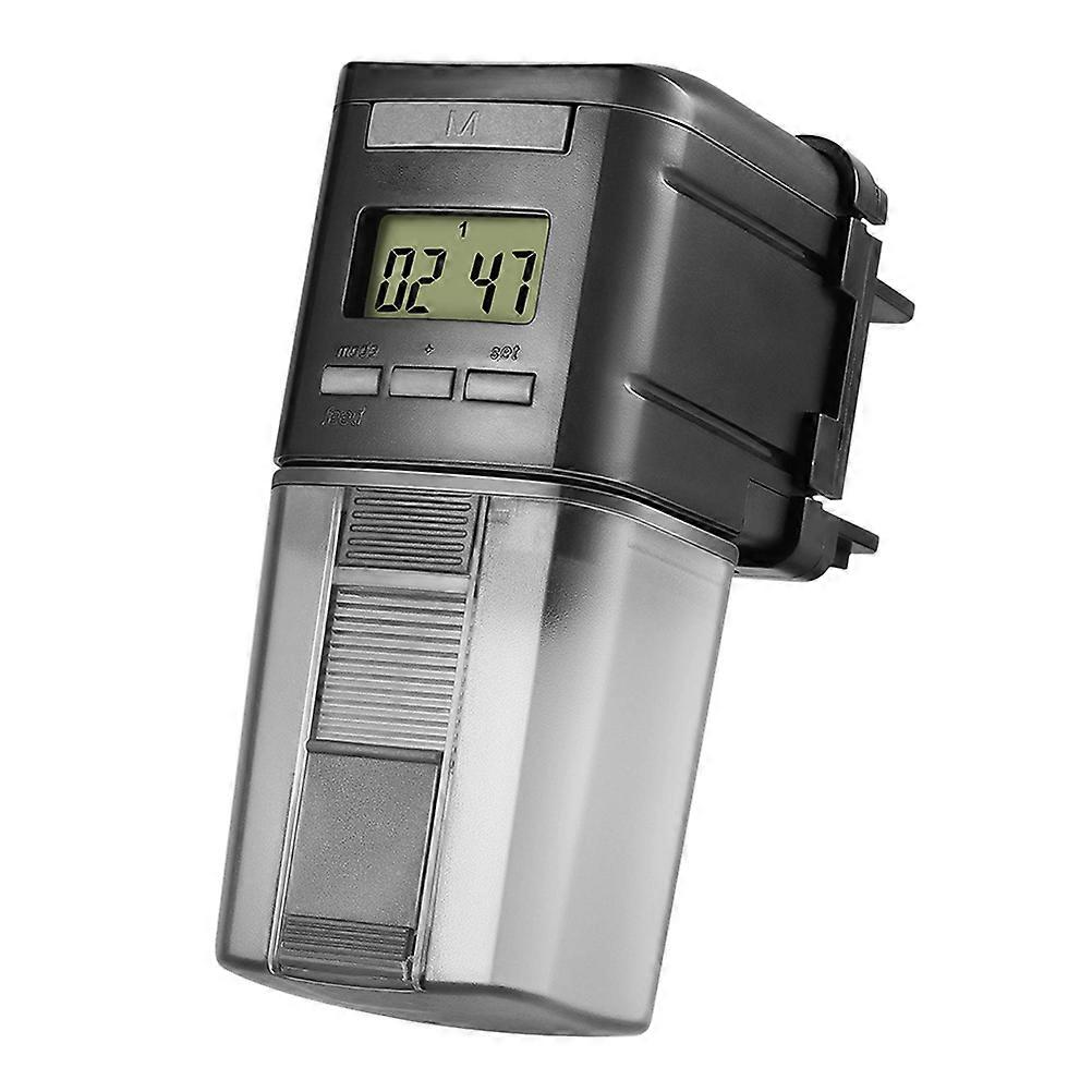 Fish Tank Feeder Automatic Adjustable Feeding Volume LCD Display 1Pack