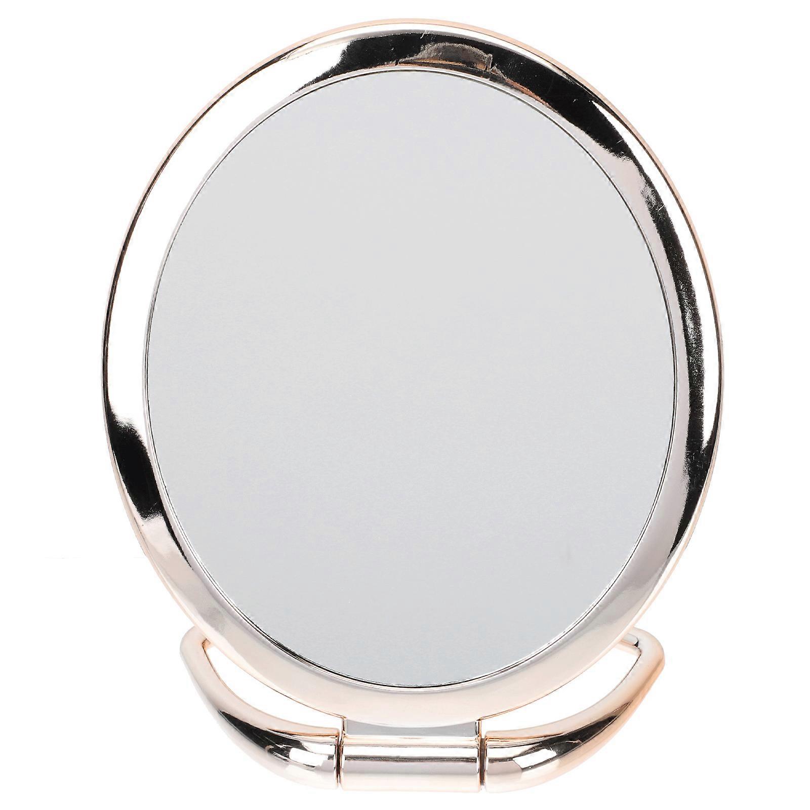 Folding Desktop Makeup Mirror Two-Sided Cosmetic Use Daily Dressing 1Pc