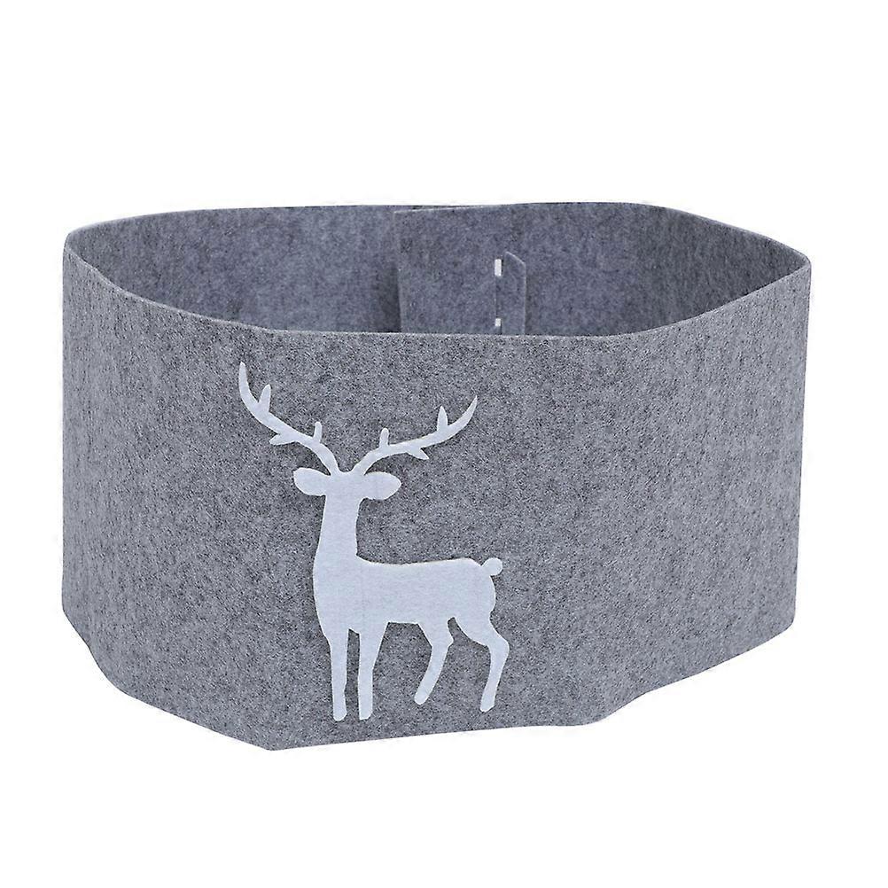 Festive Tree Mat Christmas Tree Skirt Home Decoration Assorted Color 160X30X0.3CM Decorative Cover 1Pcs