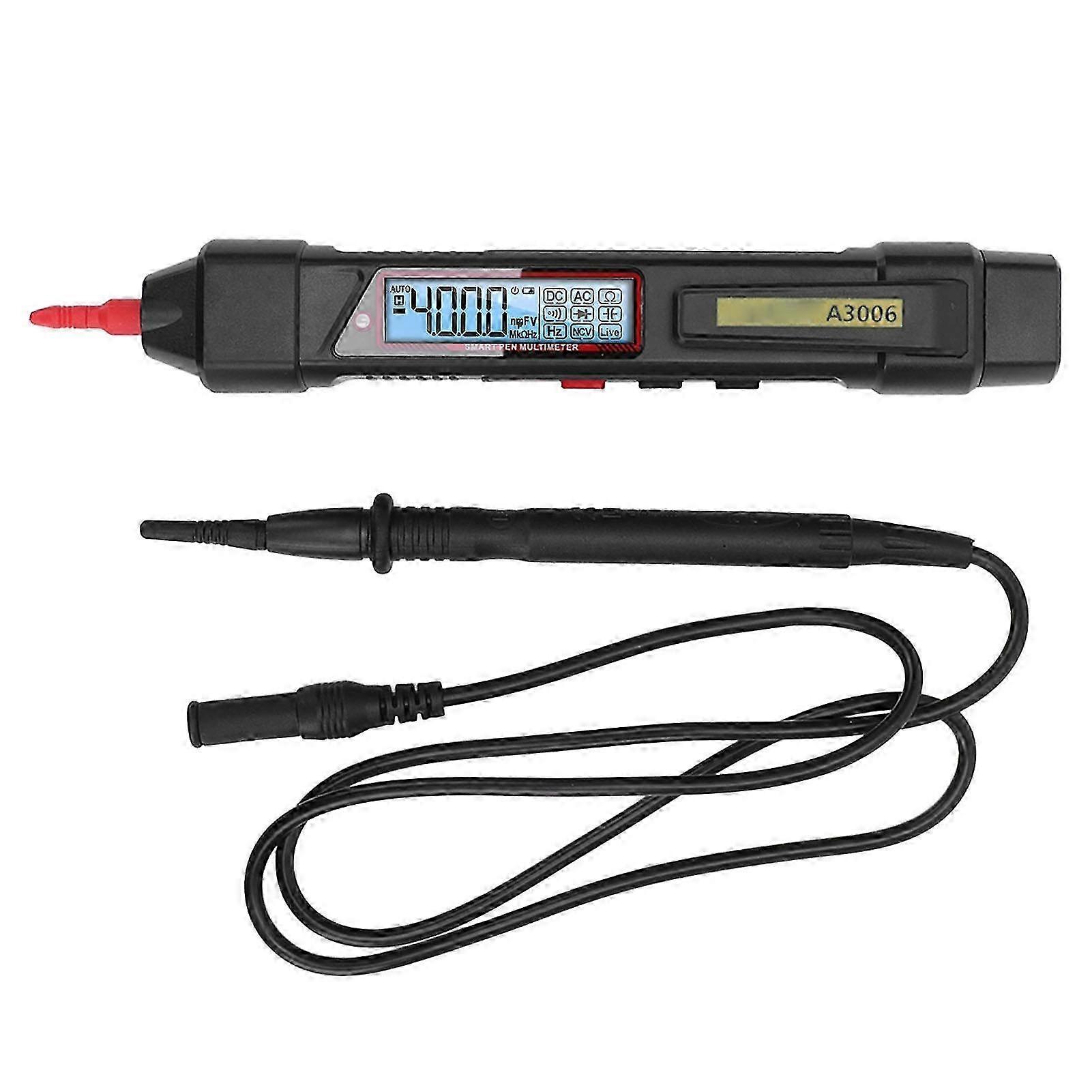 Pen Type Multimeter 4000 Counts Digital Tester Neutral Live Wire Detection DC AC Voltage Capacitance Diode Testing Tool hwy