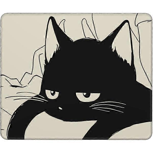 Funny Mouse Pad Square Cute Mousepad for Wireless Mouse Small Office Computer Mousepad Gaming (Sleeping Cat)