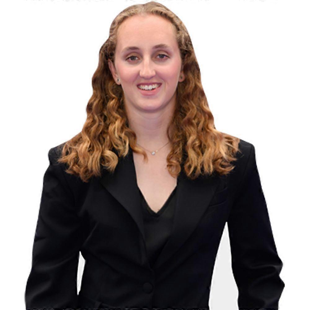 Maya Weug (Black Suit) Half Body Buddy Cutout