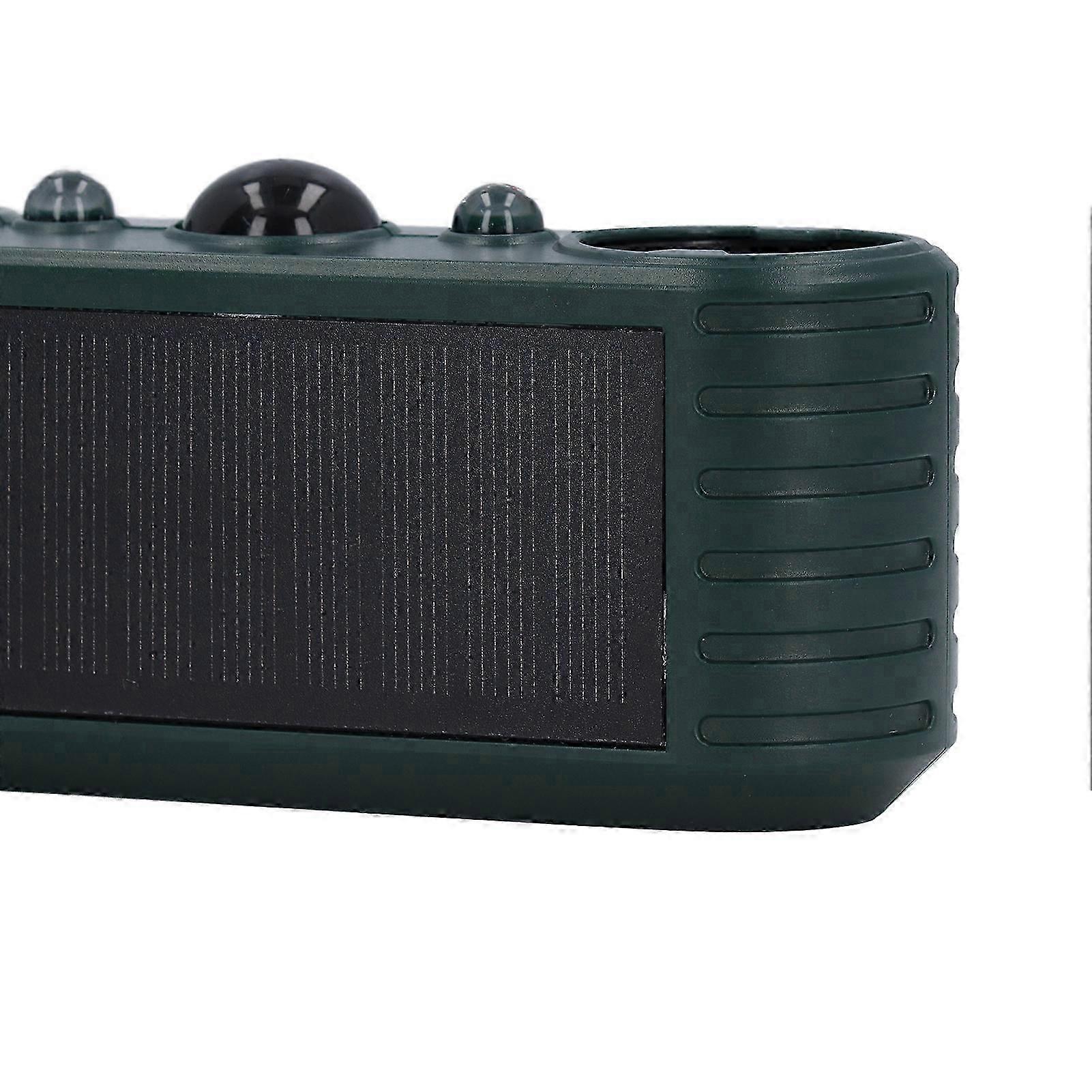 2025 Latest Model Solar Motion Sensor Alarm Ultrasonic Flashing Light Solar