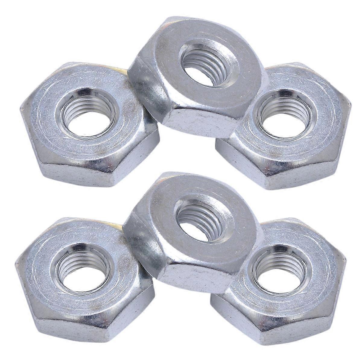 Countersunk Bolts Sprocket Cover Nuts Chainsaw Accessories Silver 6Pcs Replacement