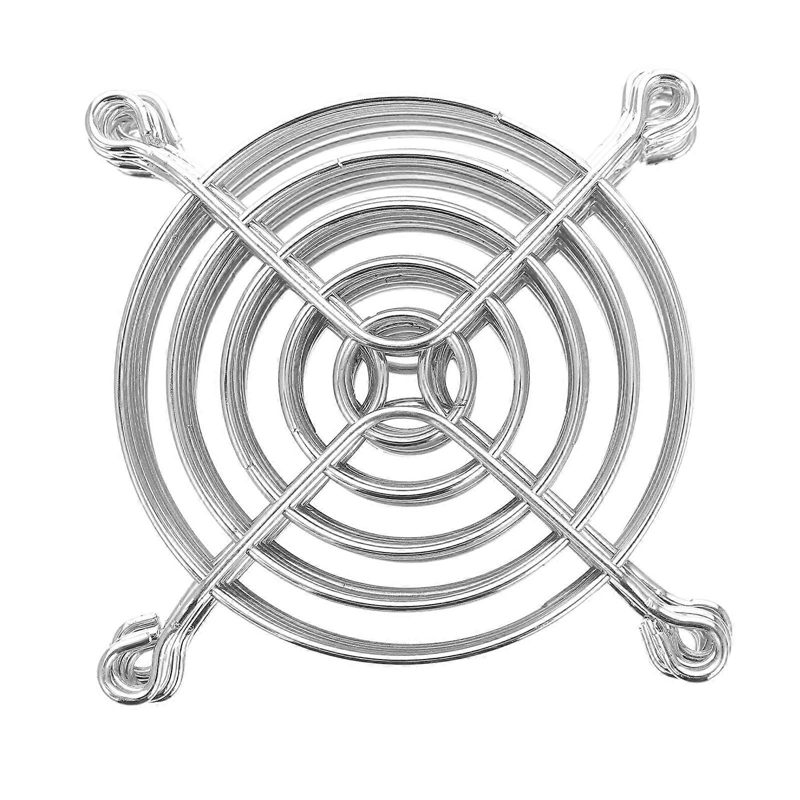 Metal Fan Protection Nets Cooling Fan Protective Net Grille Fan Precision Welding 8.00X8.00X0.01CM Square 10Pcs