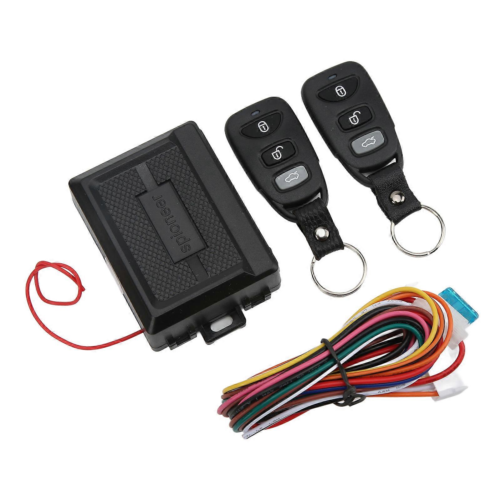 Car Control Central Door Lock Kit Remote 3 Buttons Keyless Entry System Universal 12V