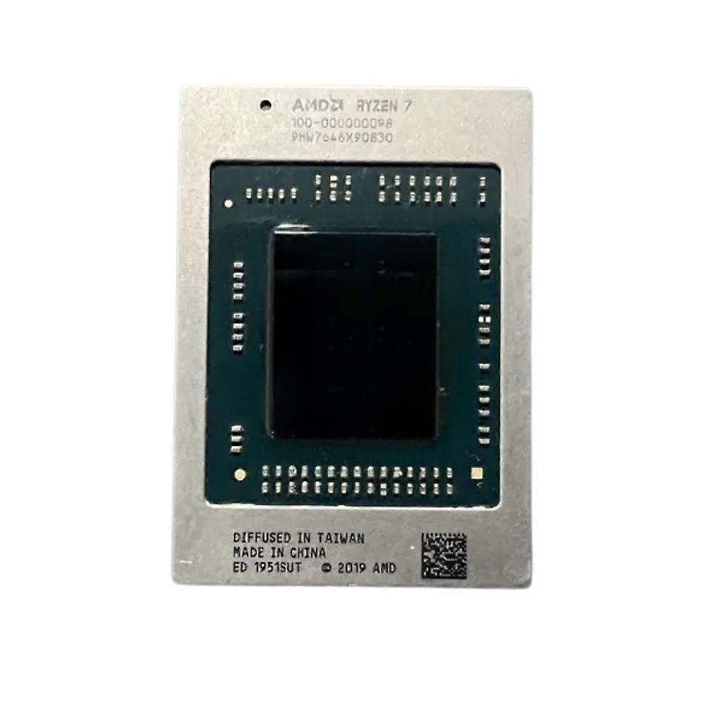 Ryzen 7 4800H CPU - Socket FP6 8 kjerner 16 Tråder 2,9 GHz 4,2 GHz Turbo 12MB L3 Cache 45W TDP.