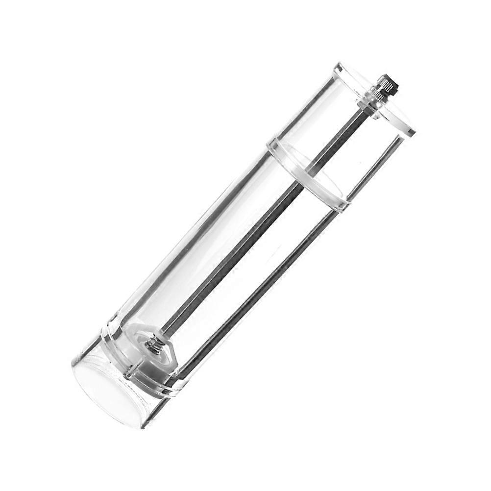 Spice Grinder Manual Acrylic Refillable Transparent Adjustable Coarseness Grinding Spices Home Gadget 21X5X5CM 1Pcs